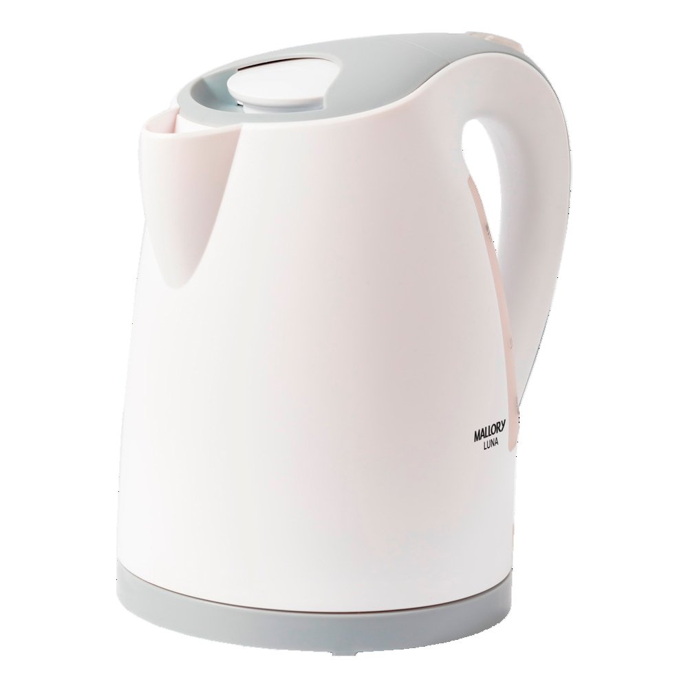 Chaleira Elétrica Mallory Luna - 1,7 Litros, 1850W, Base em 360°, Branca, 220V