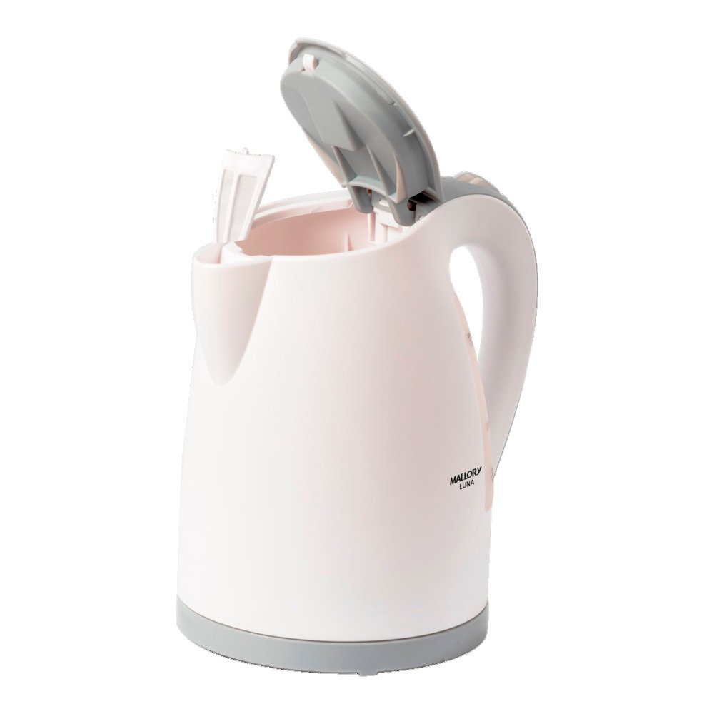 Chaleira Elétrica Mallory Luna - 1,7 Litros, 1850W, Base em 360°, Branca, 220V