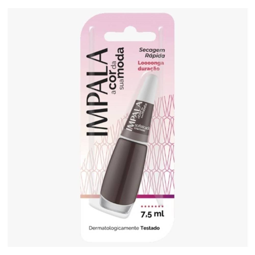 Esmalte Impala Cremoso Sofisticado A Cor da Sua Moda 7,5ml - Blister