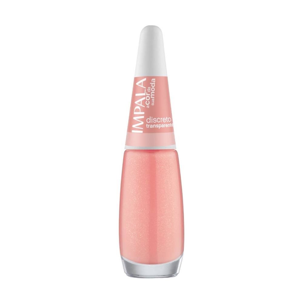 Esmalte Impala Transparente Discreto A Cor da Sua Moda 7,5ml - Blister