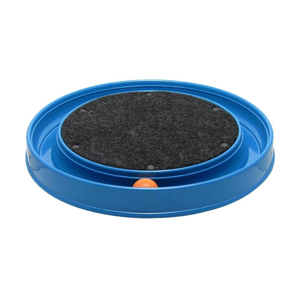 Arranhador para Gato Furacão Pet Redondo Azul