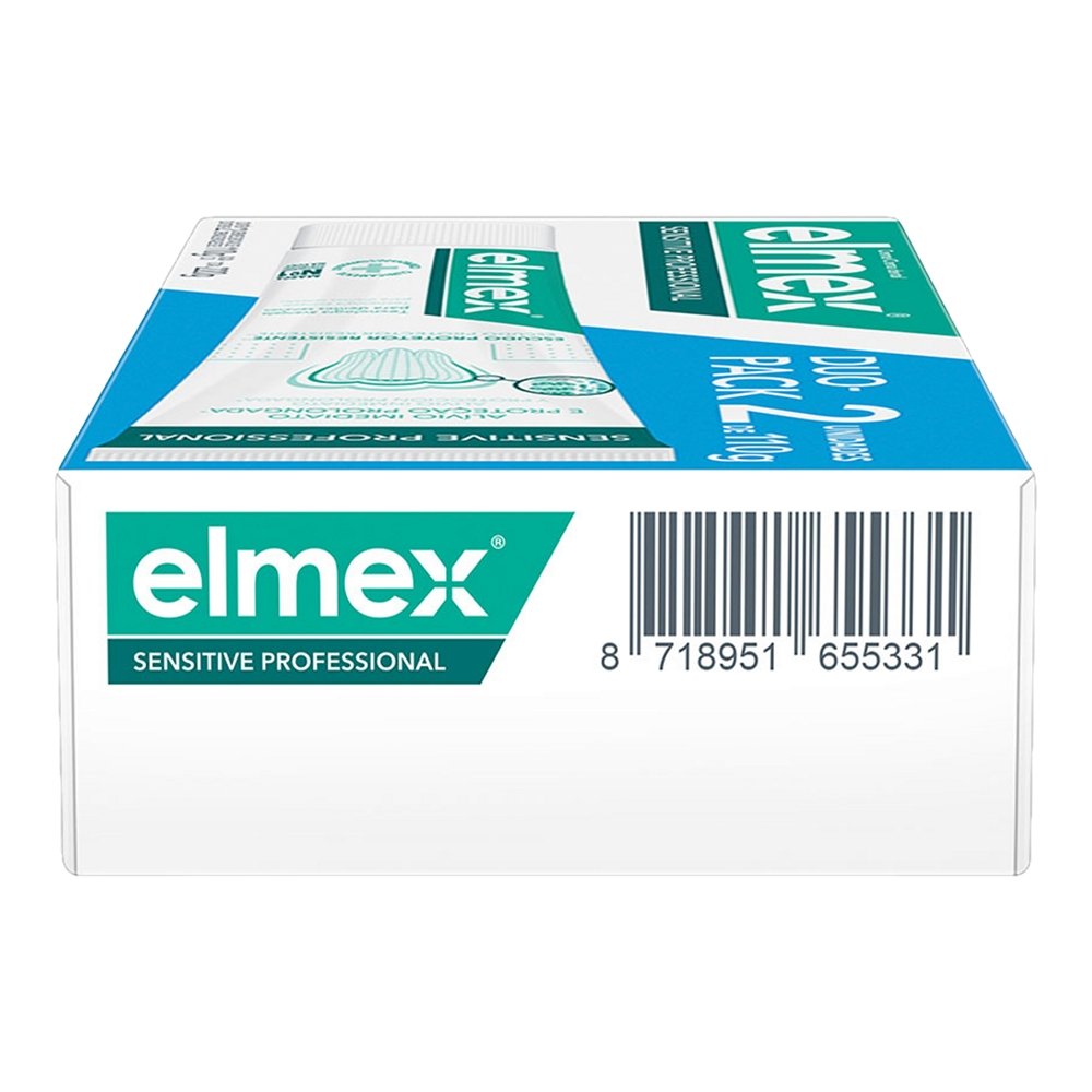 Creme Dental Elmex Sensitive 110g - Embalagem com 2 Unidades