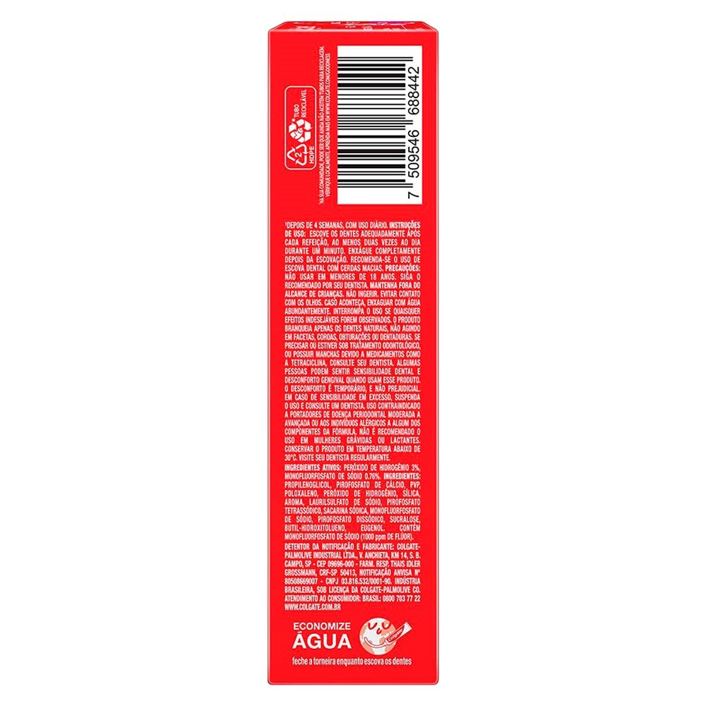Creme Dental Colgate Luminous White Glow 70g - Embalagem com 2 Unidades