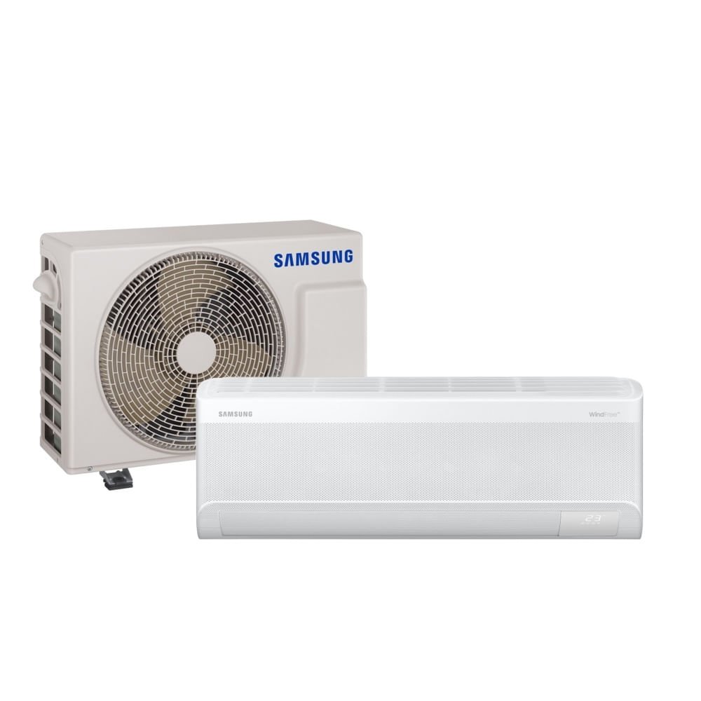 Ar Condicionado Split Hi Wall Inverter Samsung WindFree AI 12000 BTU/h Frio AR12DYFAAWKNAZ ¿ 220 Volts