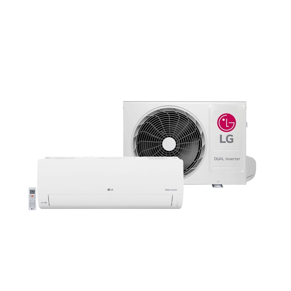 Ar Condicionado Split Hi Wall Inverter LG Dual Compact +AI 12000 BTU/h Quente e Frio S3-W12JAQAL ¿ 220 Volts