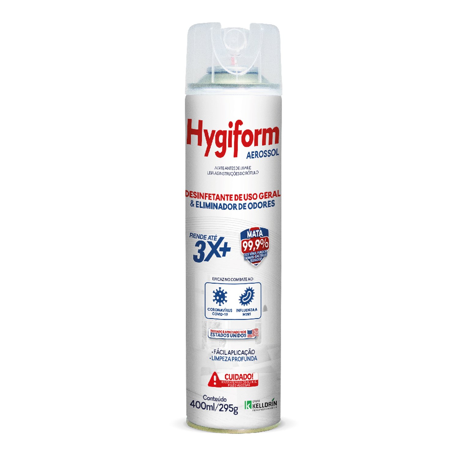 Hygiform Aerossol ¿ Higienizador E Desinfetante De Ar 400Ml | Caixa C/ 12 Unidades