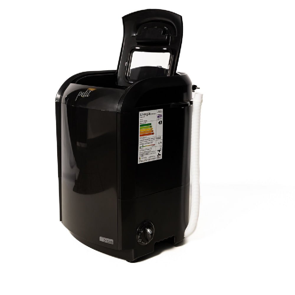 Mini Lavadora Praxis 1,2 Kg Petit Preta ¿ 127 Volts