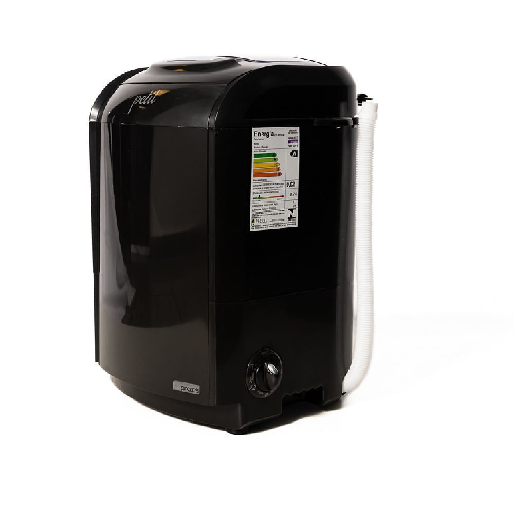 Mini Lavadora Praxis 1,2 Kg Petit Preta ¿ 127 Volts