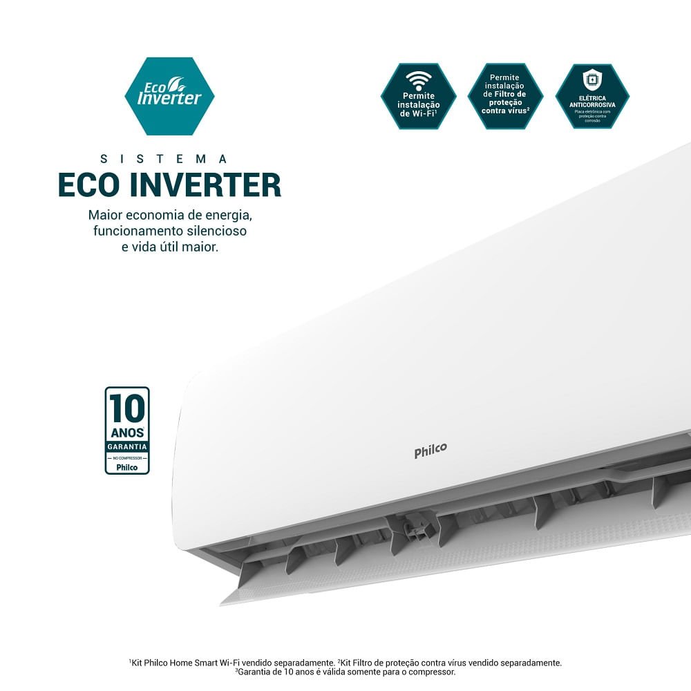 Ar Condicionado Split Hi Wall Philco 30000 BTU/h Frio PAC30FI ¿ 220 Volts