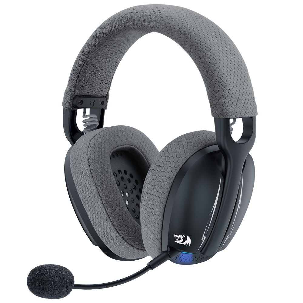 Headset Gamer Redragon Sem Fio Skuld Pro Preto H878bg