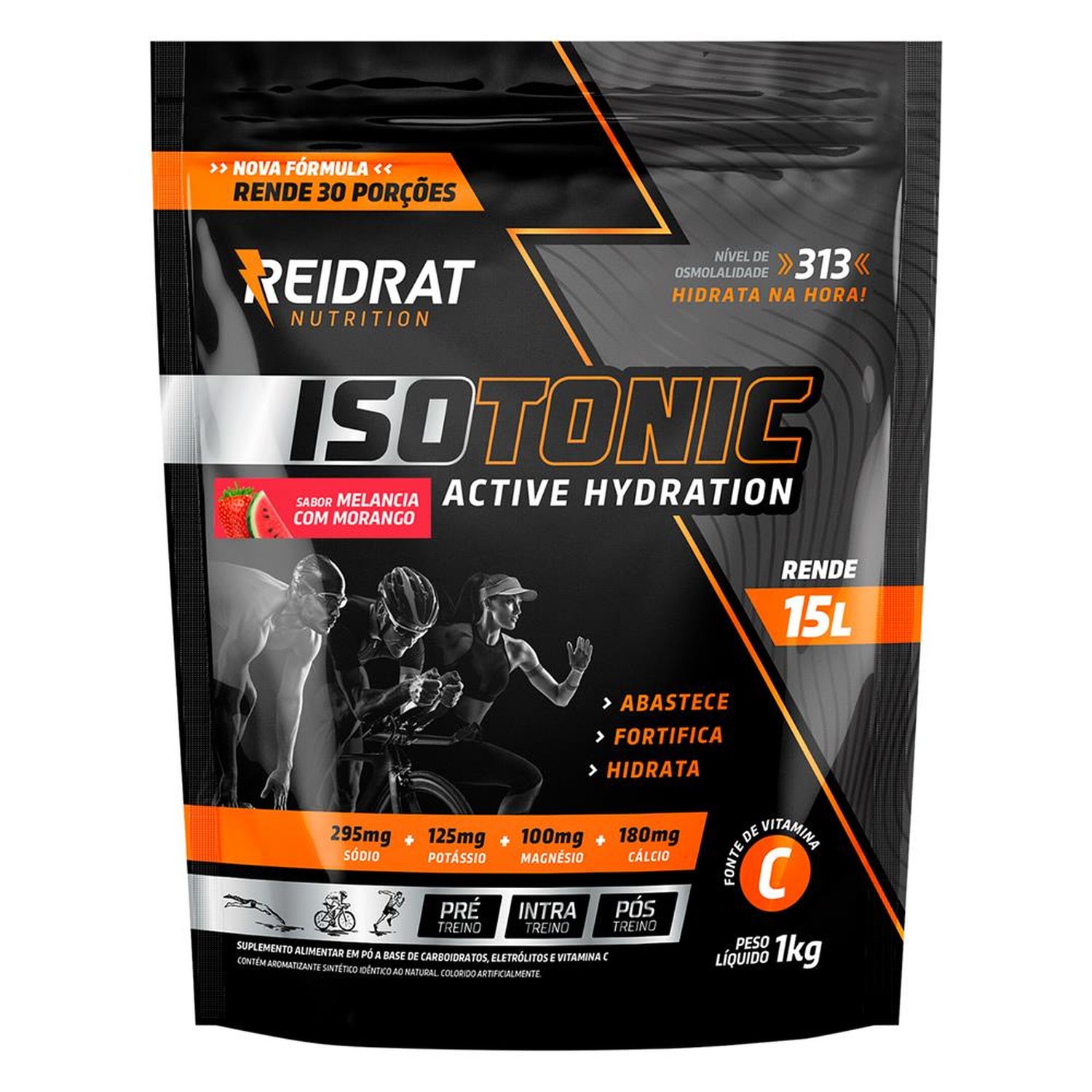Isotonico Pouch 1 Kg - Melancia Com Morango