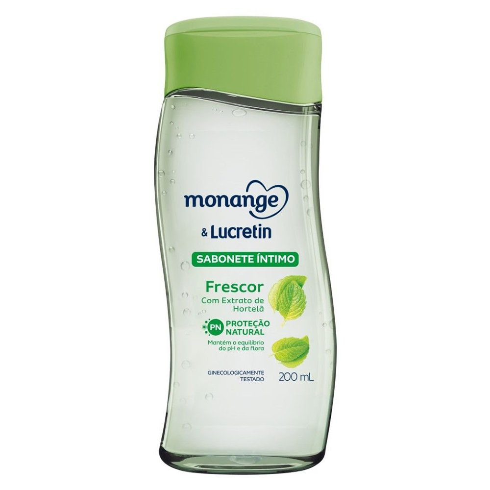 Sabonete Líquido Íntimo Monange & Lucretin Frescor 200ml