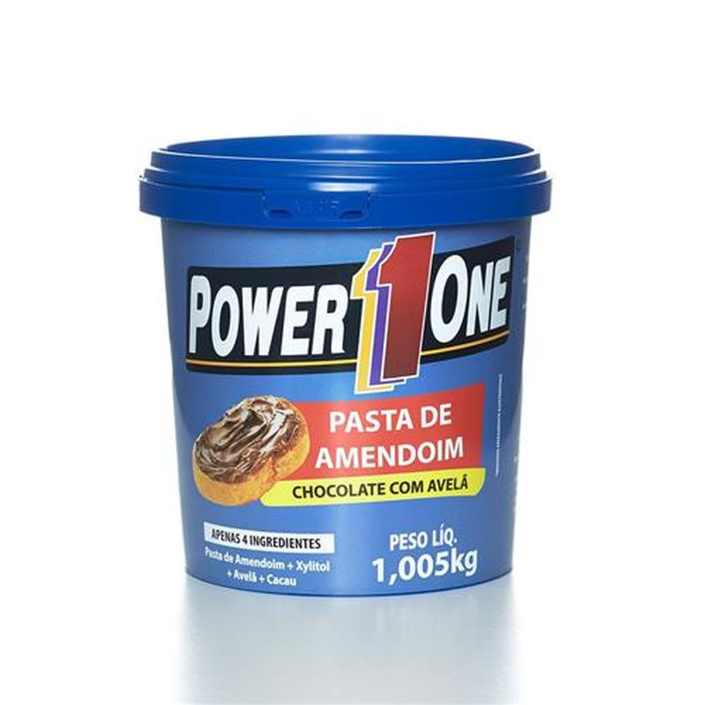 Pasta de Amendoim Power1One - Chocolate c/ Avelã 1,005 Kg