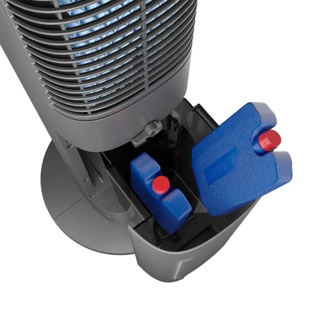 Climatizador De Ar Wap Air Fresh 4 em 1, Ventila, Perfuma, Umidifica, 127V, Preto e Cinza