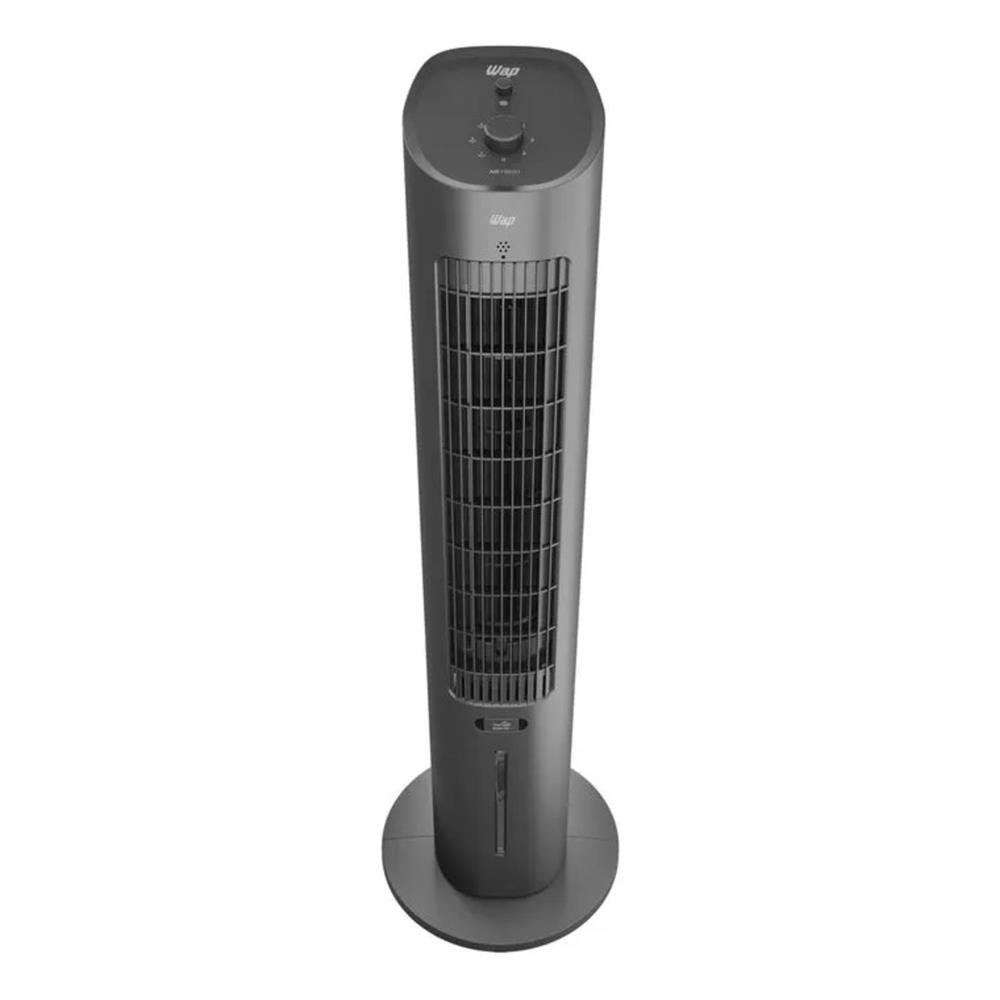 Climatizador De Ar Wap Air Fresh 4 em 1, Ventila, Perfuma, Umidifica, 127V, Preto e Cinza