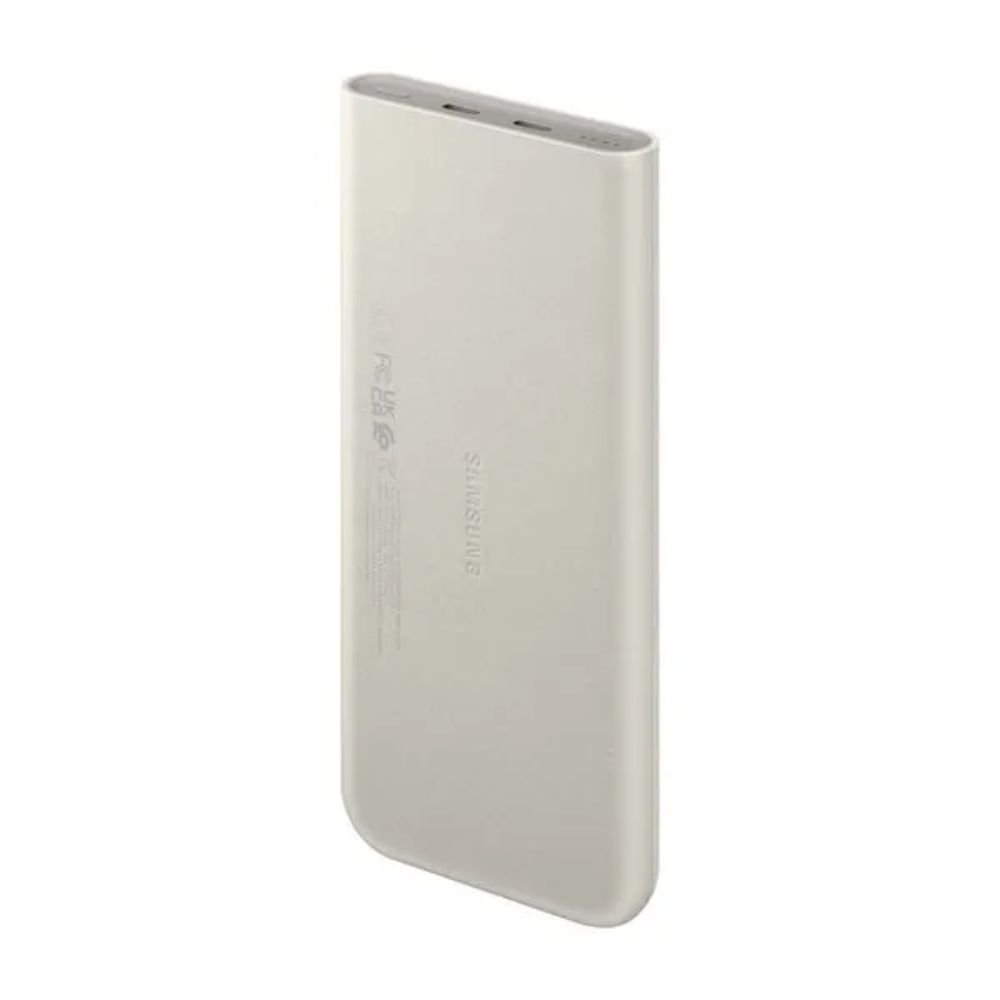 Bateria Carregador Portatil Samsung Sem Fio 45W 3x USB-C 200000mAh Bege