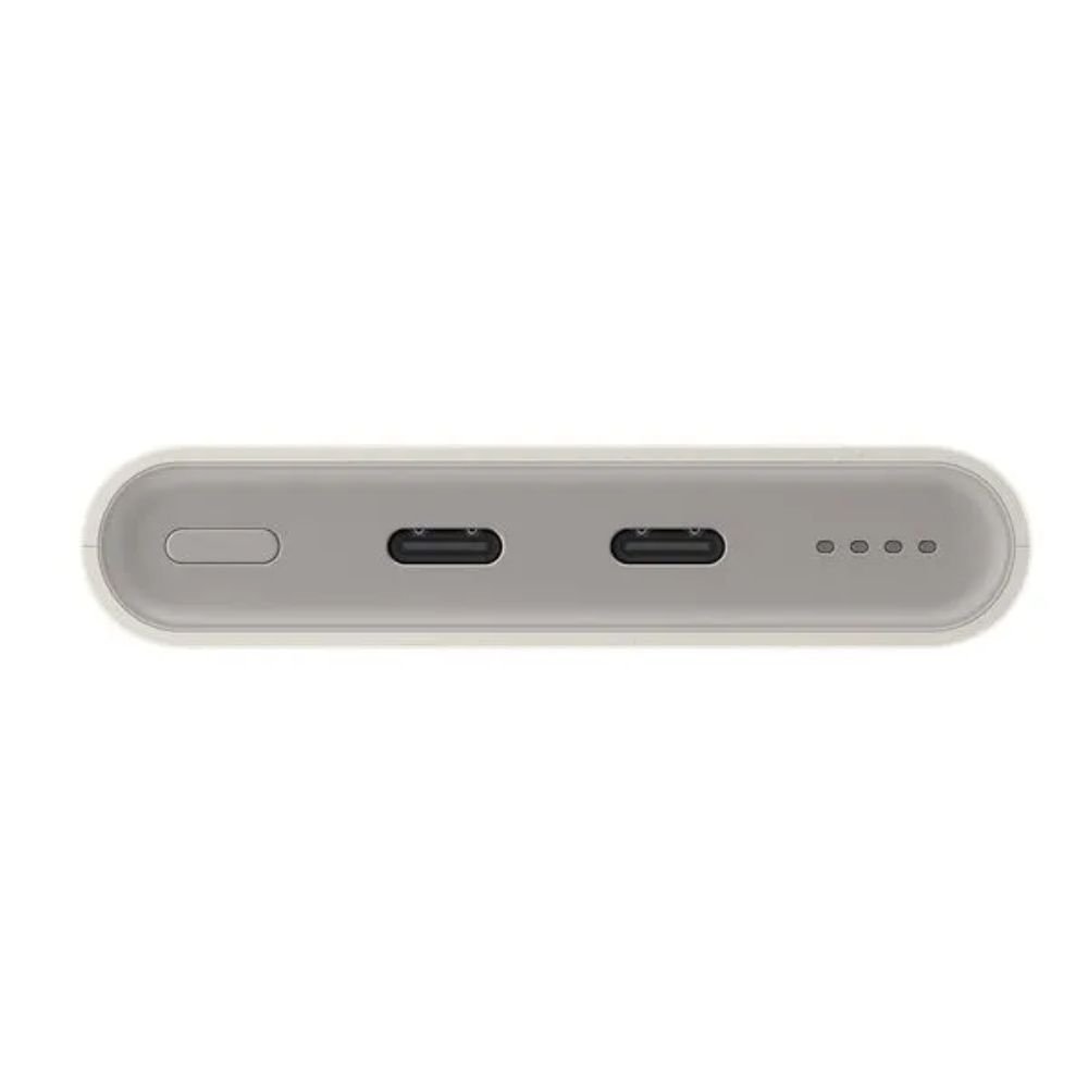Bateria Carregador Portatil Samsung Sem Fio 45W 3x USB-C 200000mAh Bege