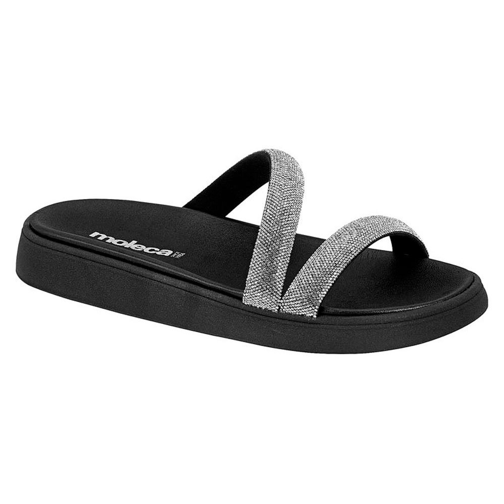 Tamanco Moleca 5469.139.26769.87009 Preto Cristal 34-39 Com 12 Pares