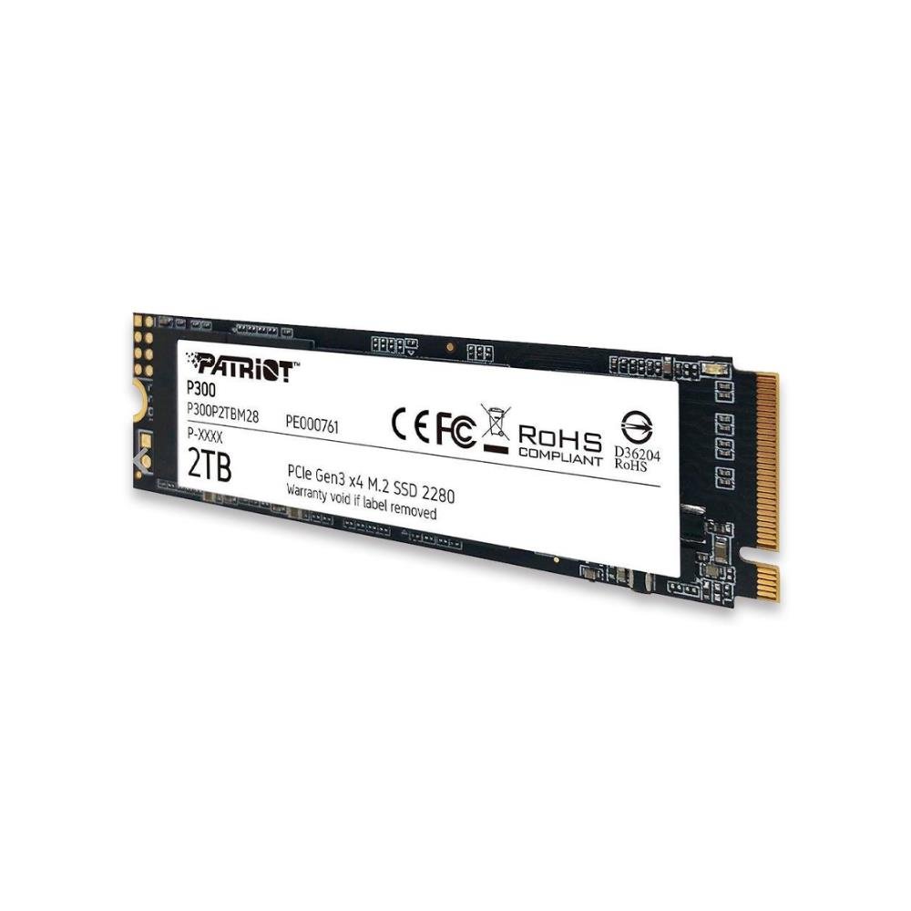 SSD Patriot 2TB, P300, M.2 2280, Pcie Gen3x4 NVMe 1.3 - P300P2TBM28