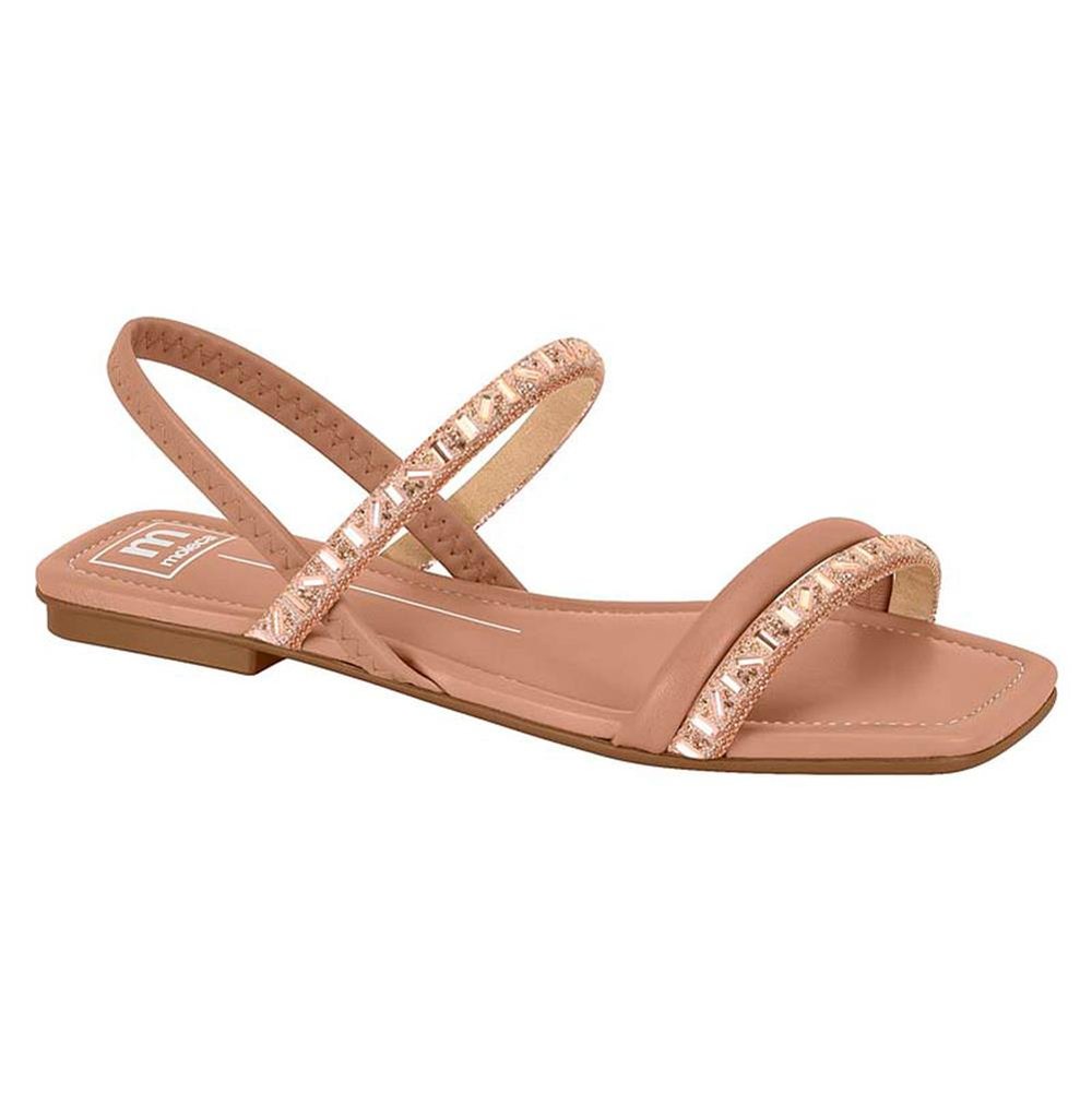Sandalia Moleca 5462.111.28430.98346 Creme Ouro Rosado Champ 34-39 Com 12 Pares