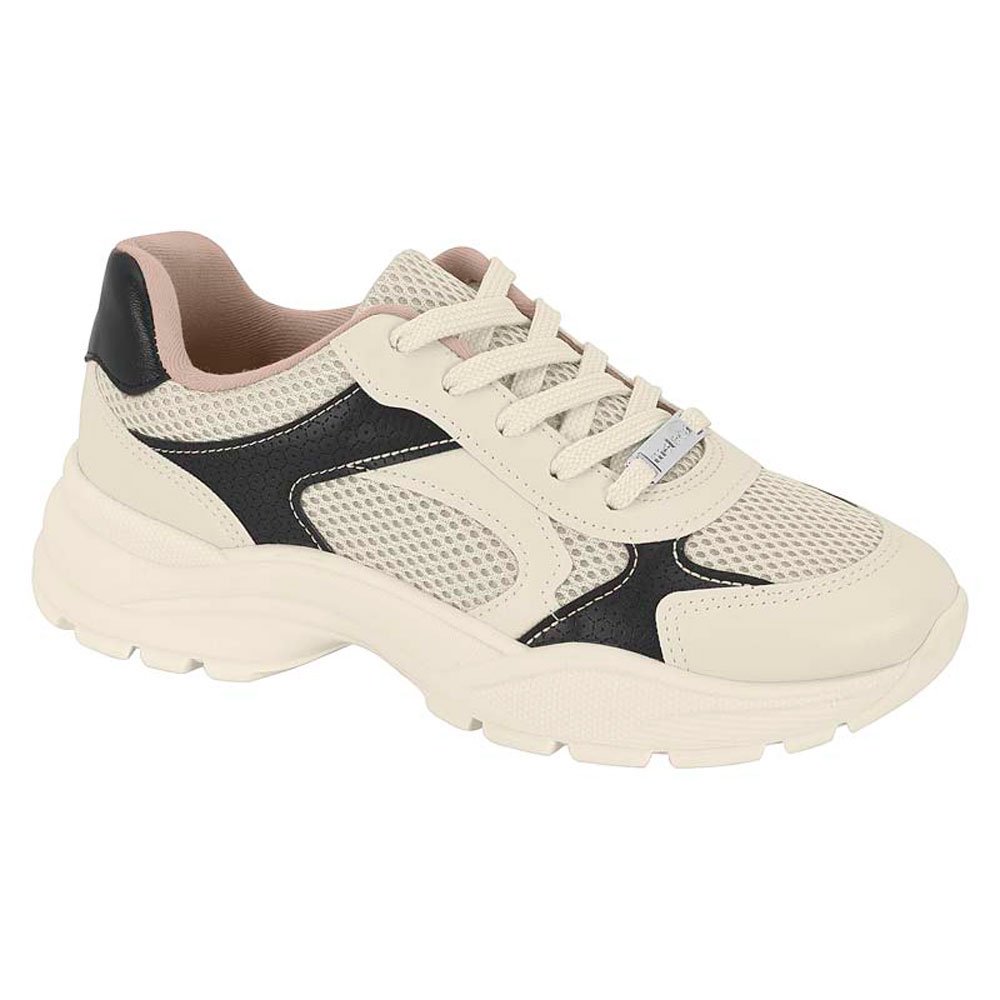 Tenis Moleca 5812.101.29091.35423 Branco Off 34-39 Com 12 Pares