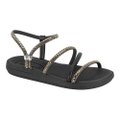 Sandalia Moleca 5525.104.28557.98250 Preto Black Diamond Grafite 34-39 Com 12 Pares