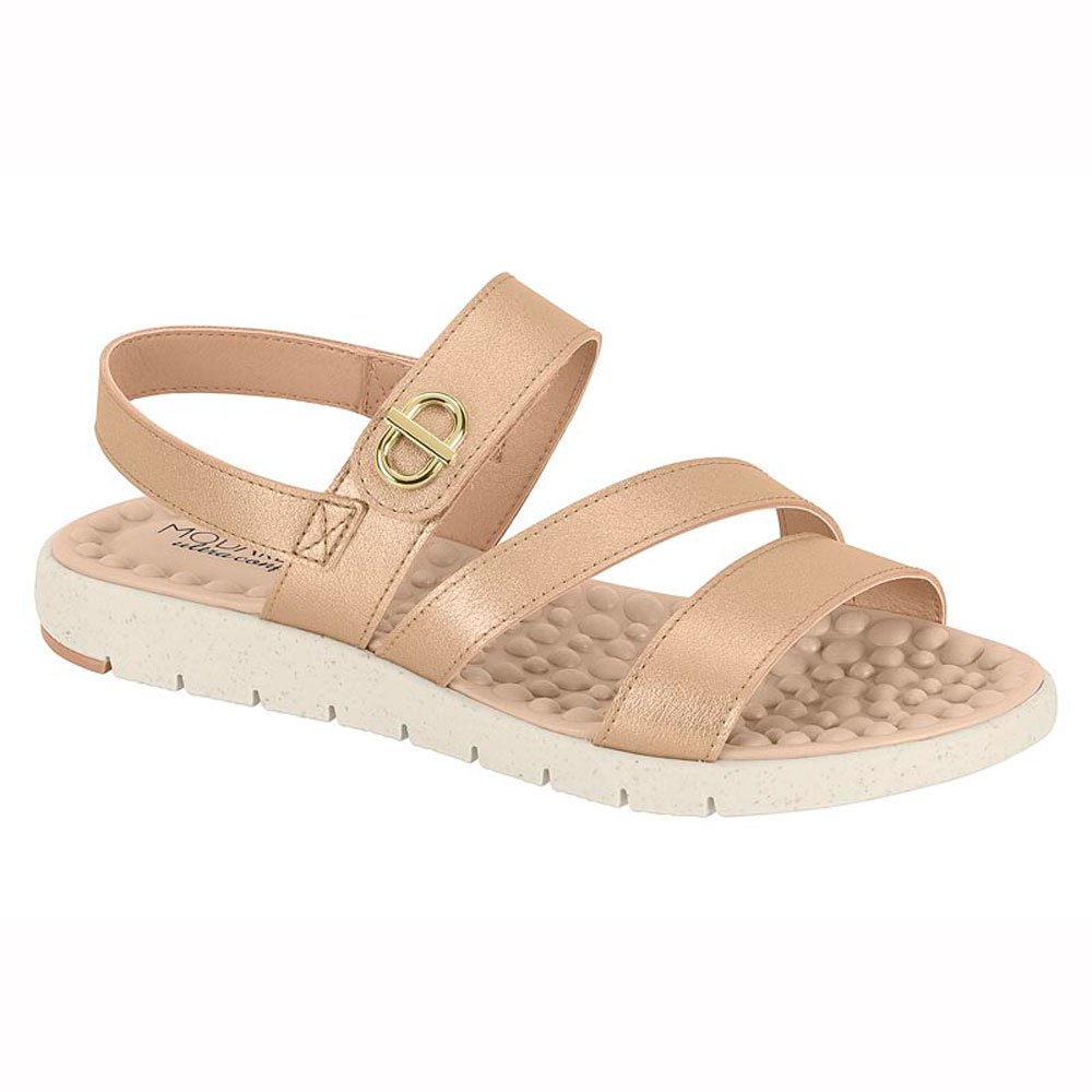 Sandalia Modare 7162.223.24250.66 Dourado 34-39 Com 12 Pares