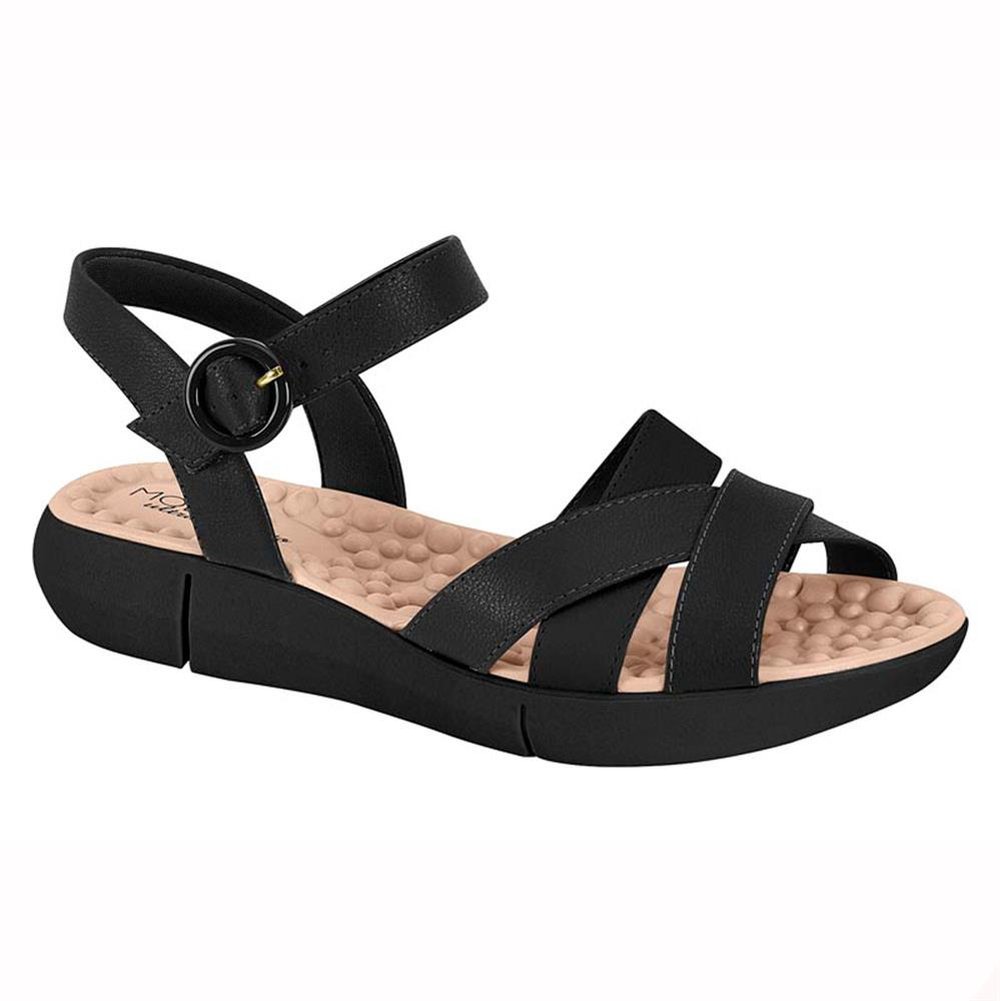 Sandalia Modare 7142.124.21736.15745 Preto 34-39 Com 12 Pares