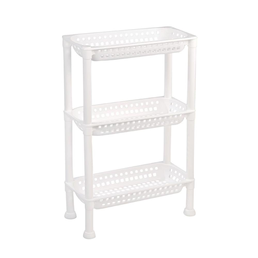 Estante Multiuso Plástico 3 Bandejas 20x45x70,6cm Ordene