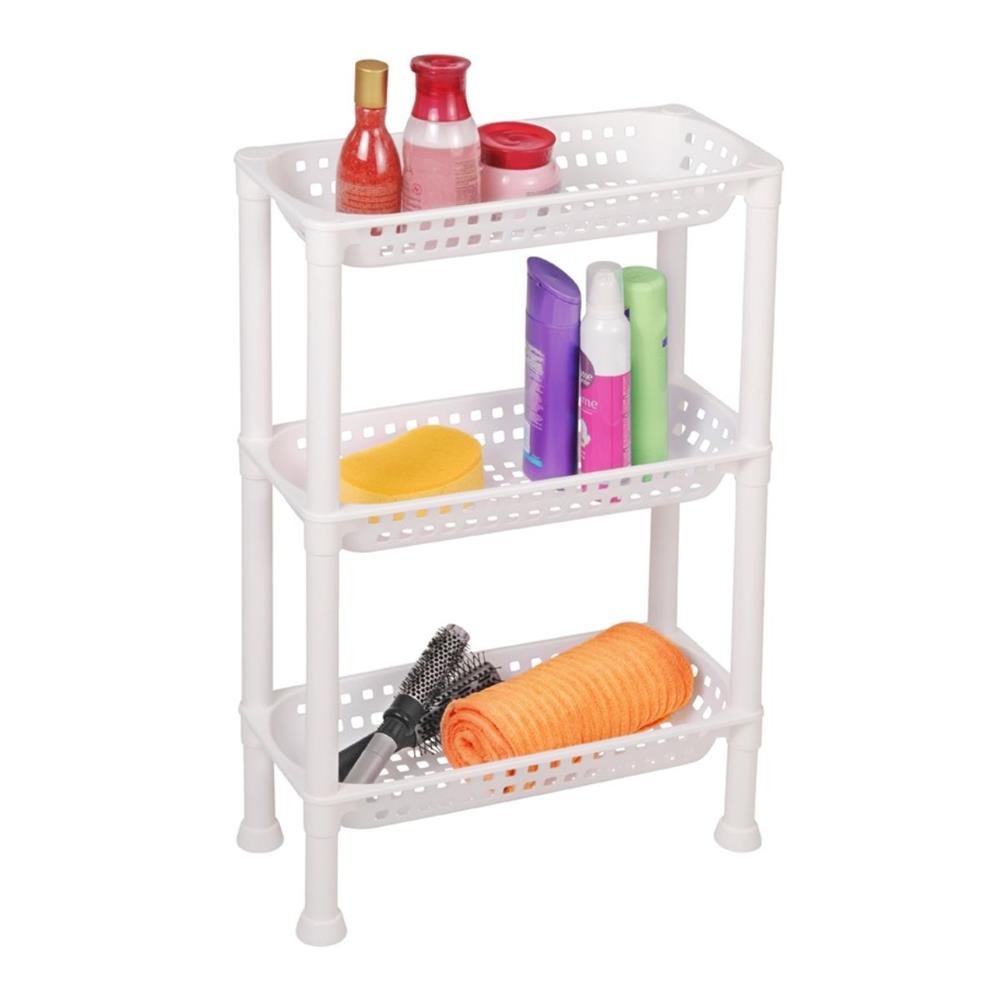 Estante Multiuso Plástico 3 Bandejas 20x45x70,6cm Ordene