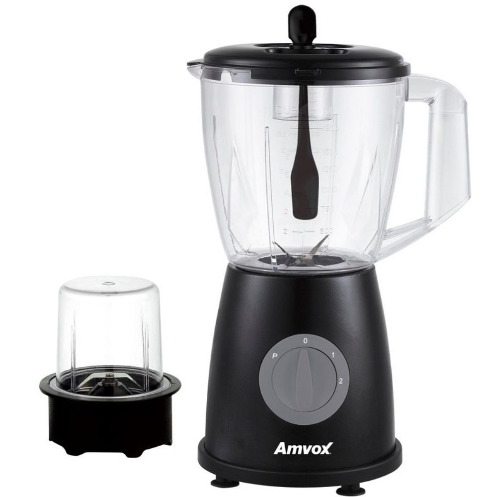 Liquidificador 600Q 1,8L Amvox ALQ600 Black 110V