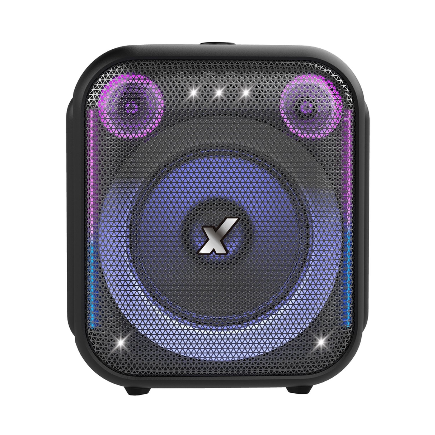 Caixa de Som Amplificada Amvox ACA 410 Neon - Entrada USB, Cartão SD, Led, Bluetooth, 410W, Bivolt