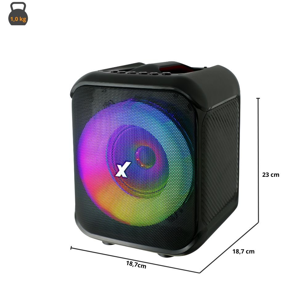 Caixa Amplificada 150w Amvox Aca 150 Pop Fm Tws Usb Bivolt