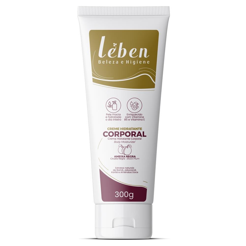 Creme Hidratante Corporal Leben 300G Ameixa Negra