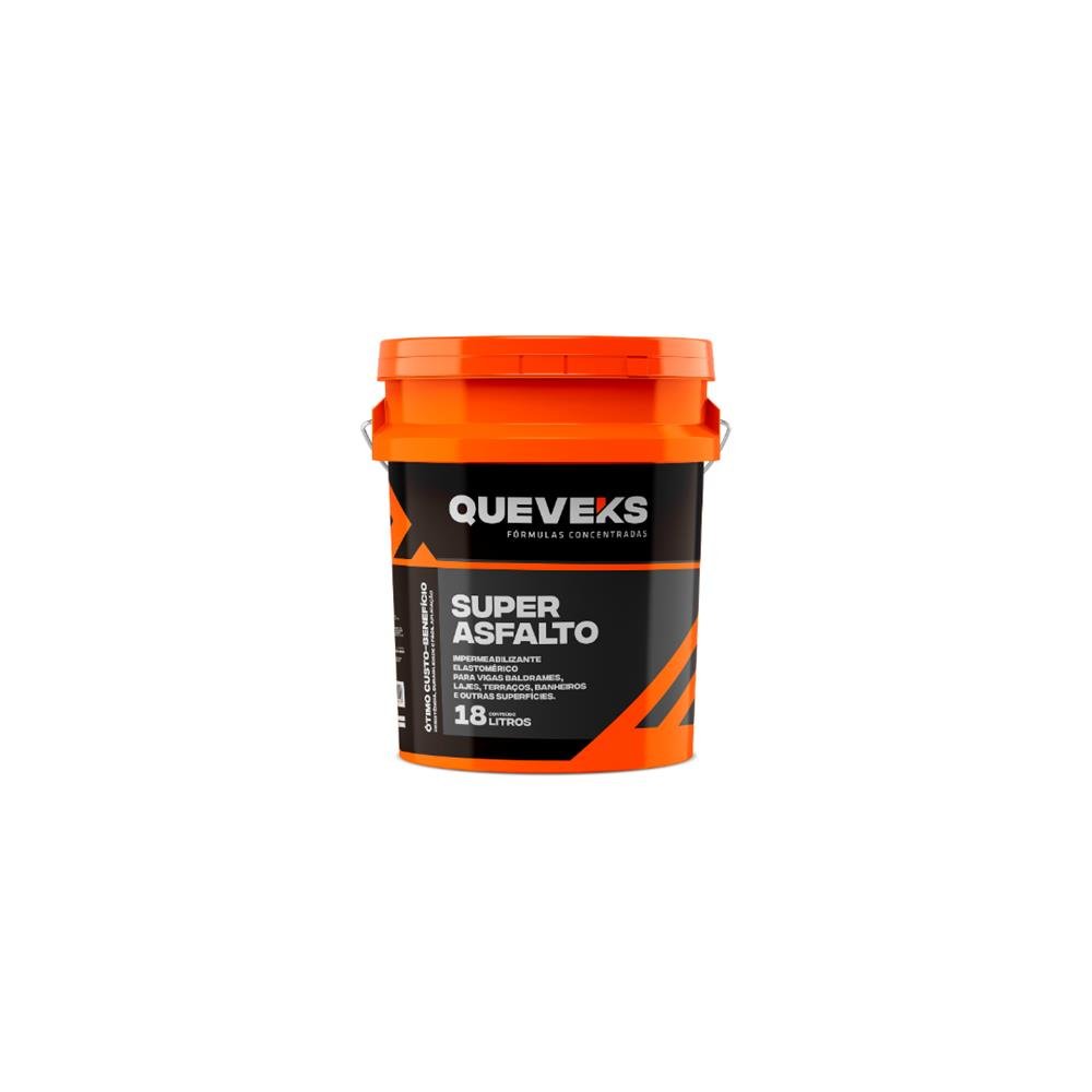 Super Asfalto Queveks 3,6L Com 4 Unidades
