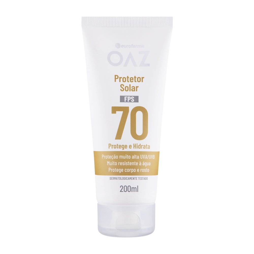 Protetor Solar OAZ FPS70 200ml
