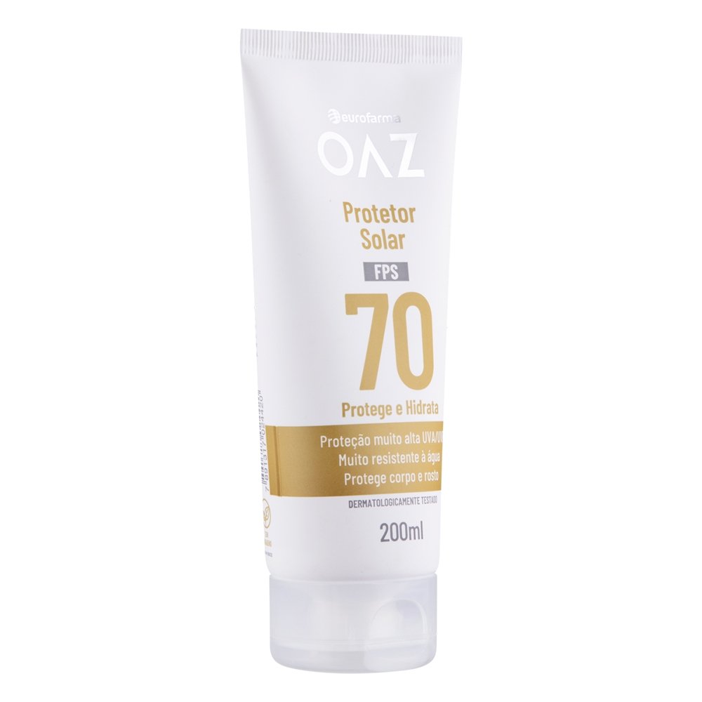 Protetor Solar OAZ FPS70 200ml