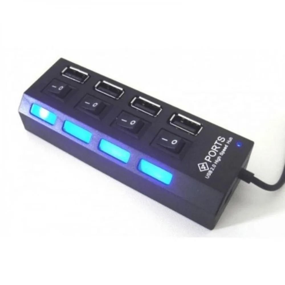 Hub USB 2.0 Knup 4 Portas HB-t63