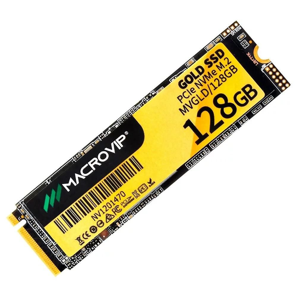 SSD Macrovip 128GB M.2 Gold NVMe PCIe MVGLD/128GB