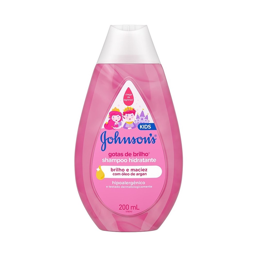 Shampoo Johnson's Baby Gotas de Brilho 200ml
