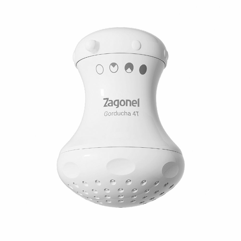Chuveiro Ducha Zagonel Gorducha 4 Temperaturas Branco 127V