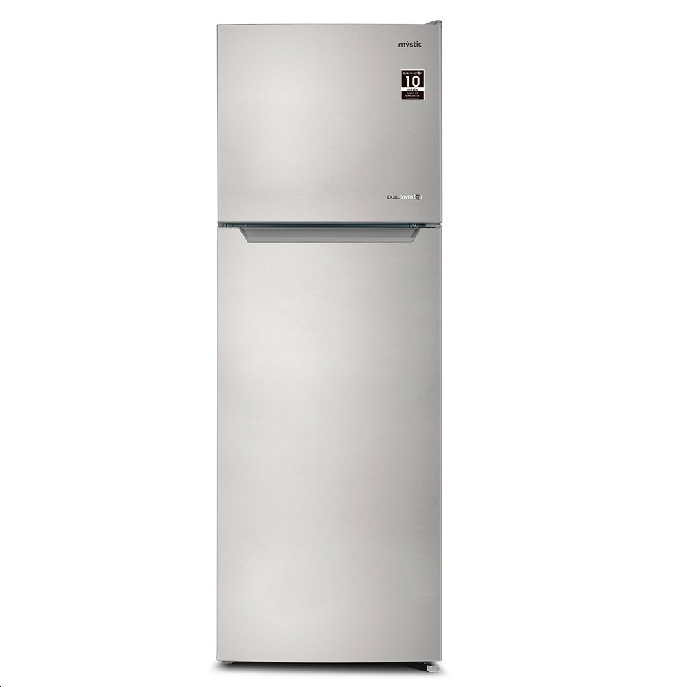 Geladeira Mystic Dual Inverter Frost Free 349 Litros Duplex Inox 127V Cinza My-Rf-N358lssbr