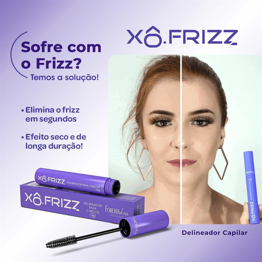 Kit Display Modelador Xô Frizz Forever Liss 12X10G