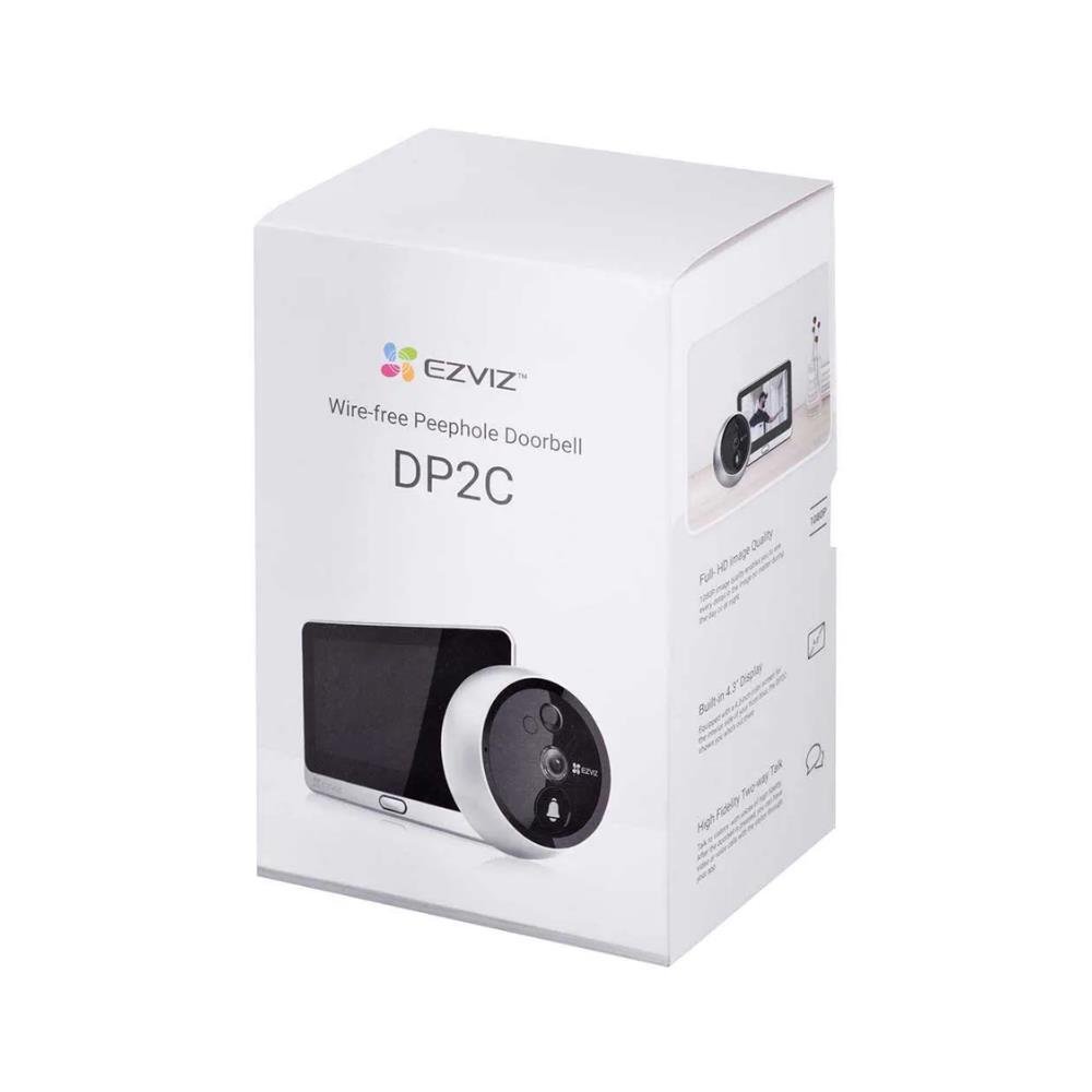 Campainha Olho Mágico Sem Fio 2MP DP2C