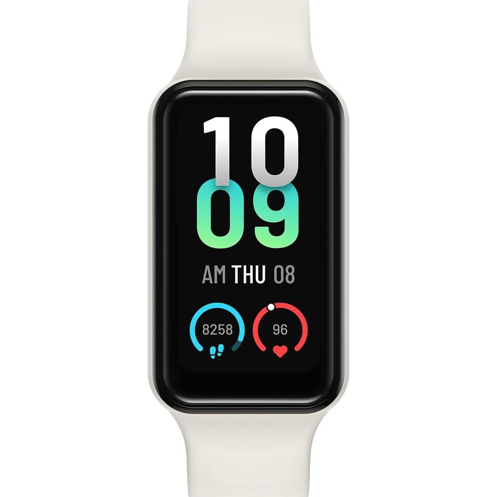 Amazfit Band 7, Tracker con Amazon Alexa, Autonomía de 18 Días, Pantalla AMOLED HD, 120 Modos Deportivos - Bege