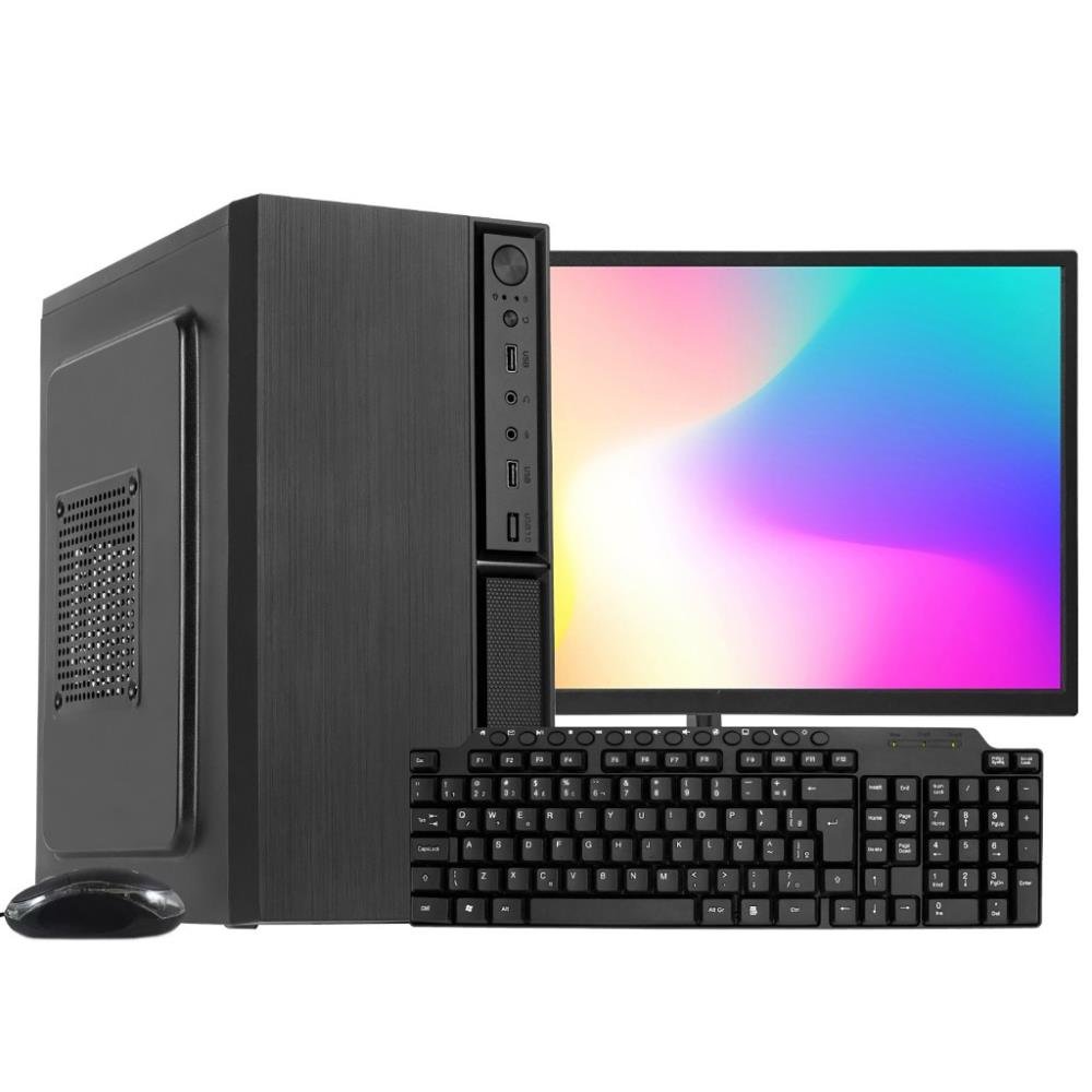 Computador Brx Core I7 4770 16Gb Ssd 480Gb Windows 11 + Monitor 21+teclado e mouse