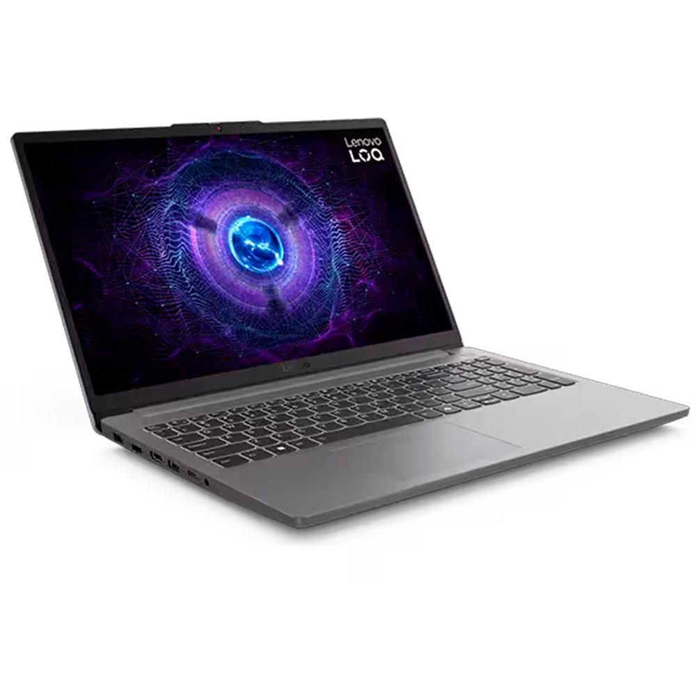 NOTEBOOK LENOVO I5 LOQ 83ME0007BR 15.6P 16GB 512GB SSD WINDOWS 11 CINZA