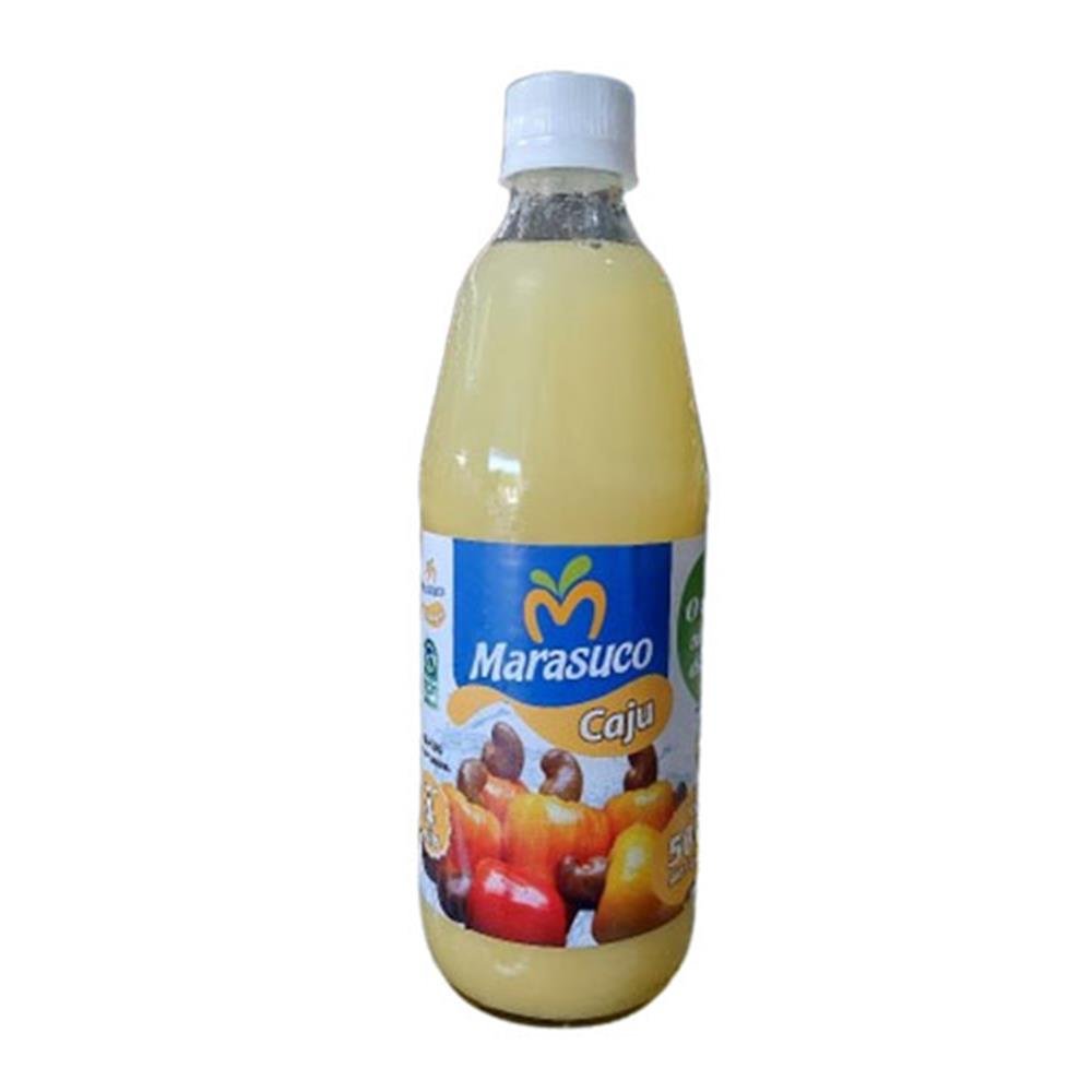 Suco Vidro 500ml Caju Caixa Com 12 Marasuco
