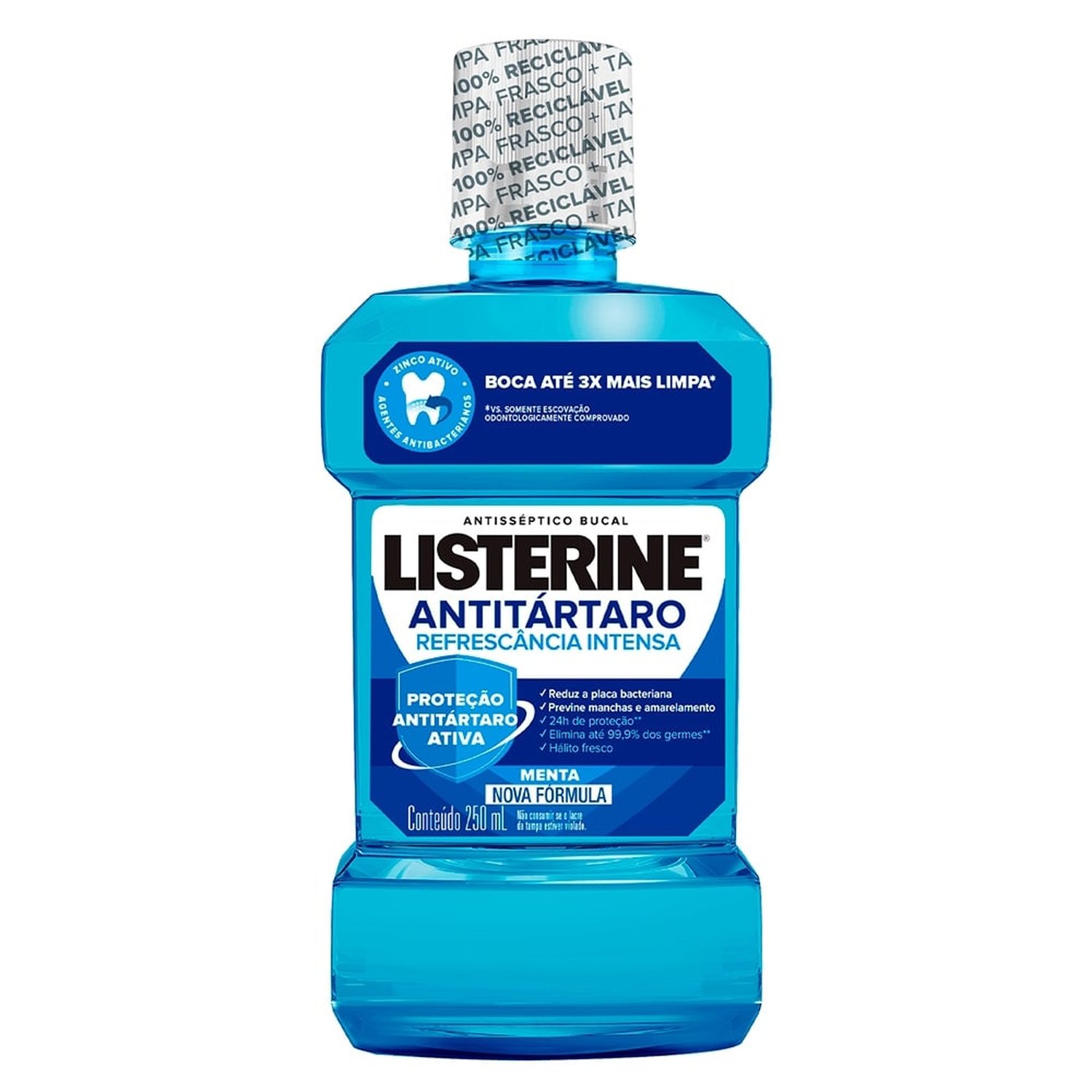 Enxaguante Bucal Listerine Antitartaro Refrescância Intensa 250ml