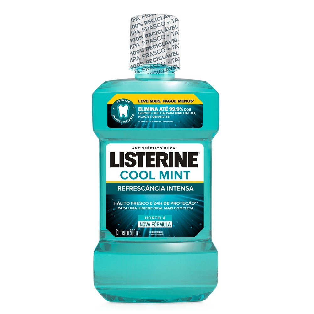 Enxaguante Bucal Listerine Cool Mint 500ml